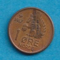 Norwegen 1 Öre 1967