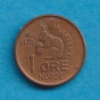 Norwegen 1 Öre 1970