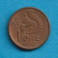 Norwegen 1 Öre 1972