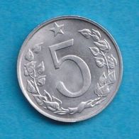 Tschechoslowakei 5 Heller 1967 Top (2)