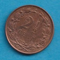 Niederlande 2 1/2 Cent 1884