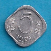 Indien 5 Paise 1991