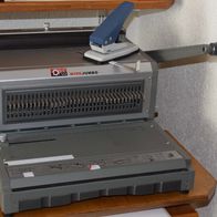Loch- bzw Drahtbindemaschine OPUS WIRE JUMBO + Zubehör