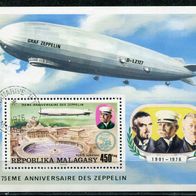 OA0102 Madagaskar, gestempelt o , Michel Block 11. 2,50 M€, (2017)