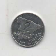 Münze Spanien 2 Peseten 1984