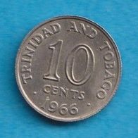 Trinidad und Tobago 10 Cents 1966
