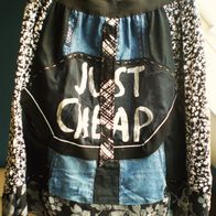 Damen Jeans Rock Blau-Schwarz-Weiß Gr.50-52-54-56 Einzelexemplar!