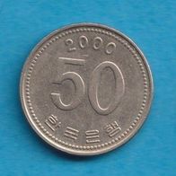 Südkorea 50 Won 2000