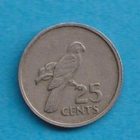 Seychellen 25 Cents 1977