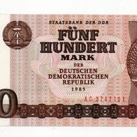 500 Deutsche Mark DDR Echt und UNC letzte Serie Bankfrisch