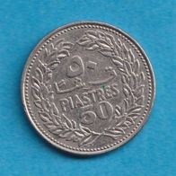 Libanon 50 Piastres 1971