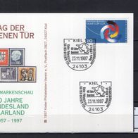 BRD / Bund 1997 Sonderbeleg 40 Jahre Saarland mit MiNr. 1957 Sonderstempel