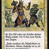 4x "Grasland-Kreuzritter", Common aus "Aufmarsch", ungespielt