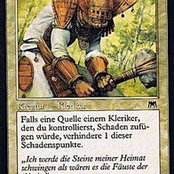 4x "Einschüchternder Verteidiger", Common aus "Aufmarsch", sehr wenig gespielt