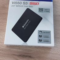 Verbatim Vi550 S3 512GB 2.5" Interne SSD! NEU!