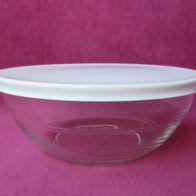 Schale Duralex + Deckel Ø 20cm Servier Schüssel Glas Salat Bowl Frischhalte Dose