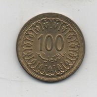Münze Tunesien 100 Millimes