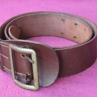 Original DDR NVA Armee Koppel Gürtel 115cm braun Leder 60er Offizier Volkspolize