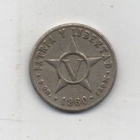 Münze Kuba 5 Centavos 1960