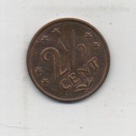Münze Niederländisch Antillen 2 1/2 Cent 1978