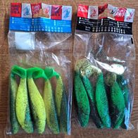 Neu! 10 Attractor Profi-Blinker F = 11,5cm Shad Gummifisch Hecht Zander Waller