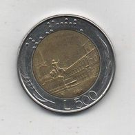 Münze. Italien. 500 Lire 1984