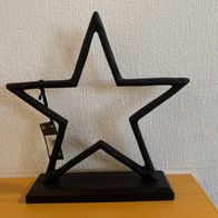 X-Mas / Weihnachten: Villeroy & Boch "Black XMAS" - Stern aus Metall H 26 cm NEU!