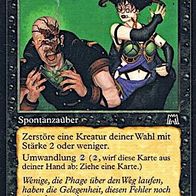 4x "Zerklatschen", Common aus "Aufmarsch", sehr wenig gespielt