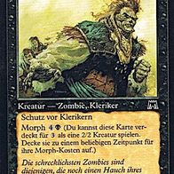 4x "Gefallener Kleriker", Common aus "Aufmarsch", Erhaltung siehe Text