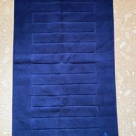 MÖVE Badvorleger / Badteppich - 60 cm x 100 cm - dunkelblau