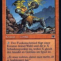 4x "Funkenschmied", Common aus "Aufmarsch", sehr wenig gespielt