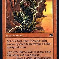 4x "Schock", Common aus "Aufmarsch", sehr wenig gespielt