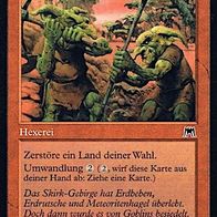 4x "Schutt und Asche", Common aus "Aufmarsch", sehr wenig gespielt