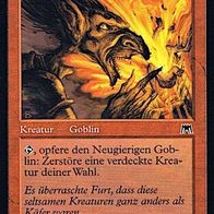 4x "Neugieriger Goblin", Common aus "Aufmarsch", ungespielt