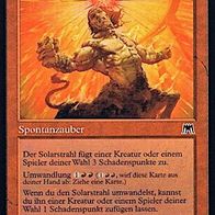 4x "Solarstrahl", Common aus "Aufmarsch", ungespielt