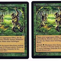 2x "Birkenkunde-Waldläufer", Common aus "Aufmarsch", ungespielt