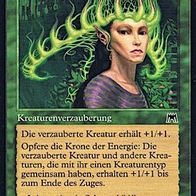 4x "Krone der Energie", Common aus "Aufmarsch", Erhaltung siehe Text