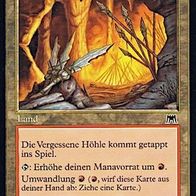 4x "Vergessene Höhle", Common aus "Aufmarsch", sehr wenig gespielt