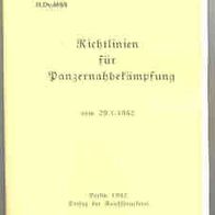 Richtlinien für Panzernahbekämpfung von 1942