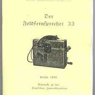 Beschreibung Feldfernsprecher 33 von 1940