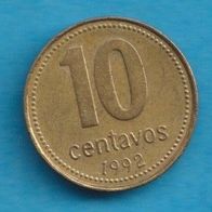 Argentinien 10 Centavos 1992