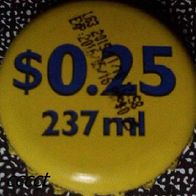 Ecuador $0.25 237ml gelb soda Kronkorken Kronenkorken Sonder-Edition PepsiCo Delisoda