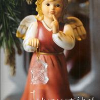 Goebel "Jahresengel 2010" mit Kristallglöckchen Laterne Bordeaux Limited Edition NEU