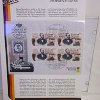 Messebrief NORWEX 97 in Oslo Sonderbrief Top Zustand