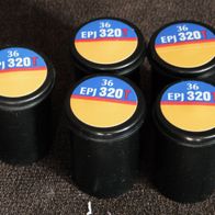 5 KB-Diafilme "Kodak Ektachrome EPJ 320T" 135/36; lange abgelaufen; Kunstlichtfilme