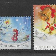 009) Finnland 2014 Weihnachten Mi. Nr. 2333/34 gestempelt