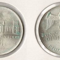 BRD 5 DM 1971 -G- "Reichsgründung" Silber vz-unc. Jaeger 409