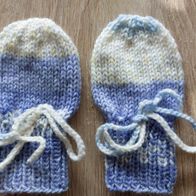 Baby Handschuhe/Erstlingshandschuhe gestrickt