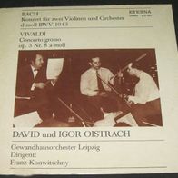 Bach: Konzert für Zwei Violinen und Orchester D-moll/ Vivaldi: Concerto Grosso Op. 3 LP