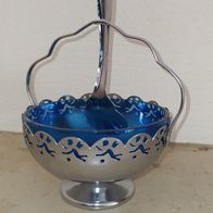 Zuckerschale aus Glas mit Löffel